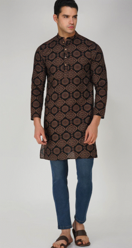 Dark Ember Kurta