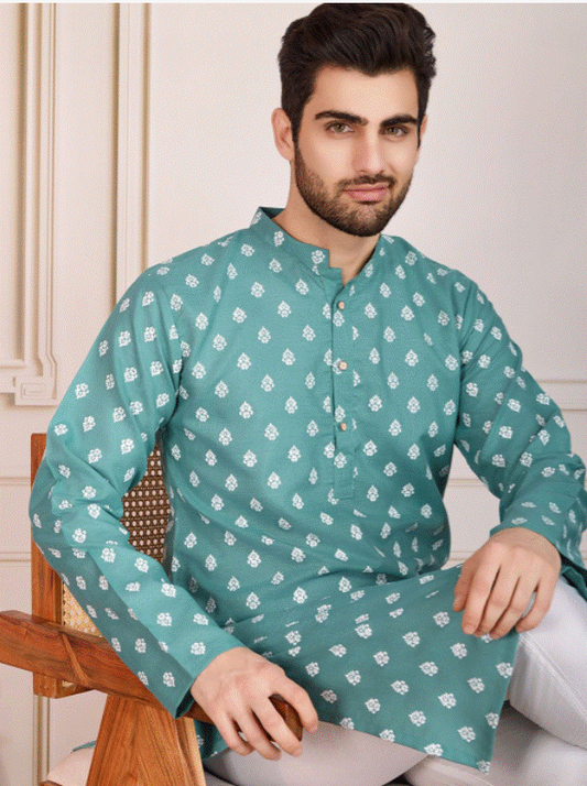 Mint Zariya Kurta