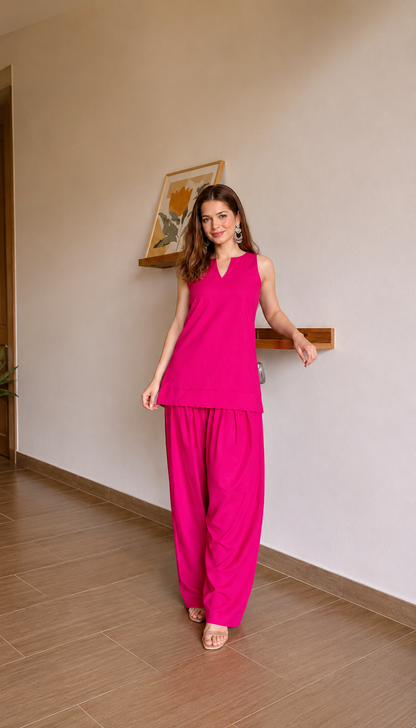 Rani Fuchsia Farshi Set (2-Piece)