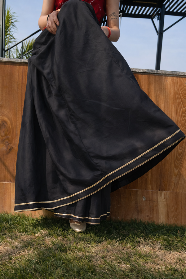 Black Sharara Pants