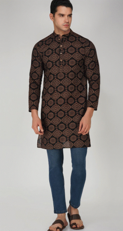 Dark Ember Kurta