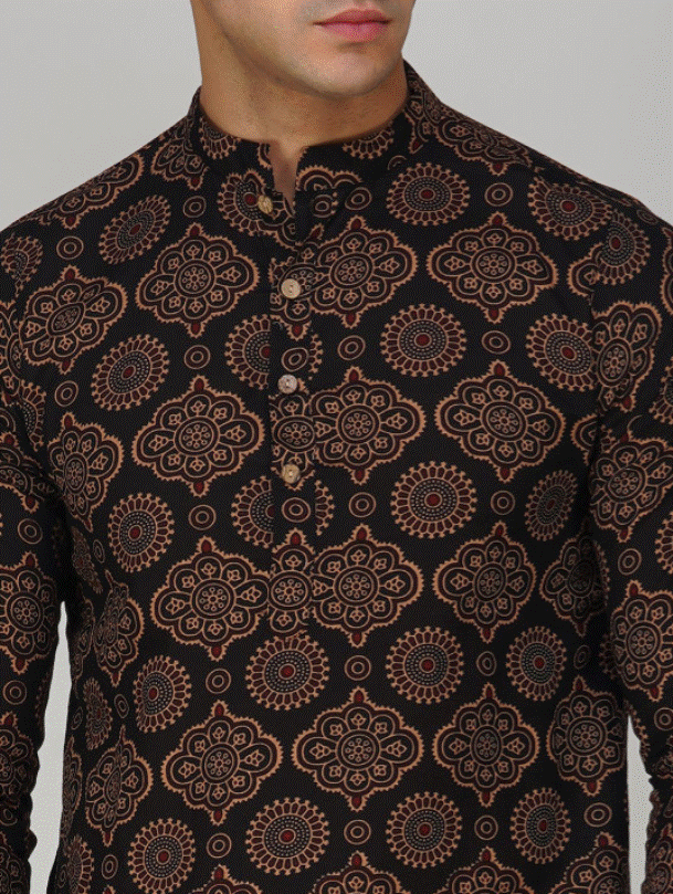 Dark Ember Kurta