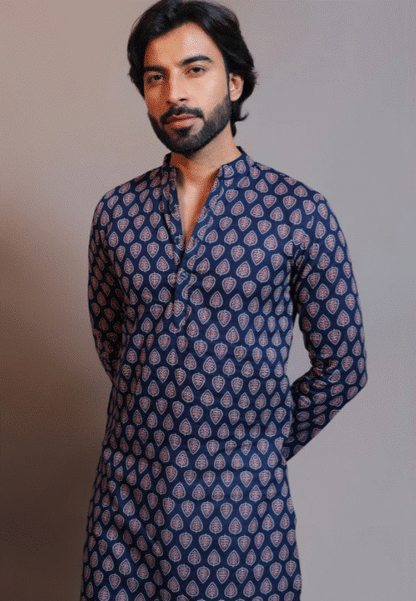Midnight Medallion Kurta Set