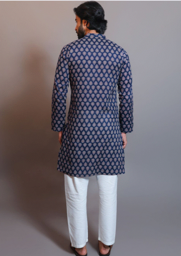 Midnight Medallion Kurta Set