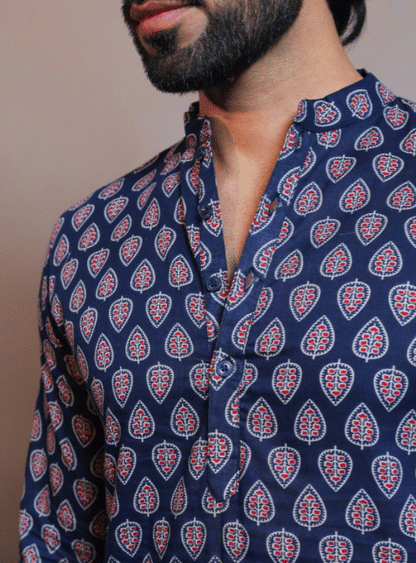 Midnight Medallion Kurta Set