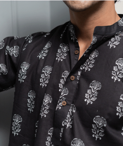 Shadow Print Kurta