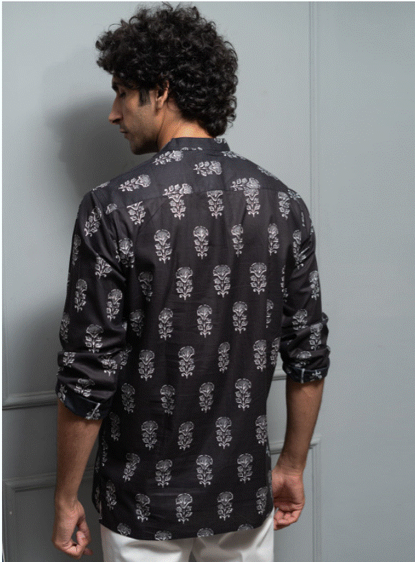 Shadow Print Kurta