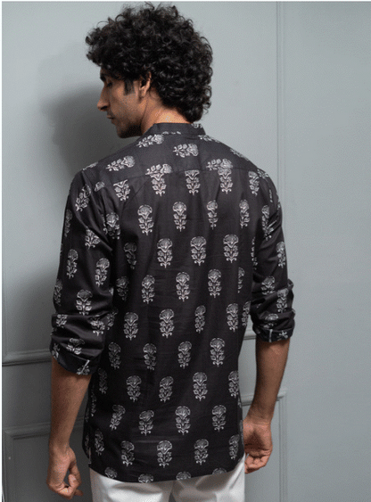 Shadow Print Kurta