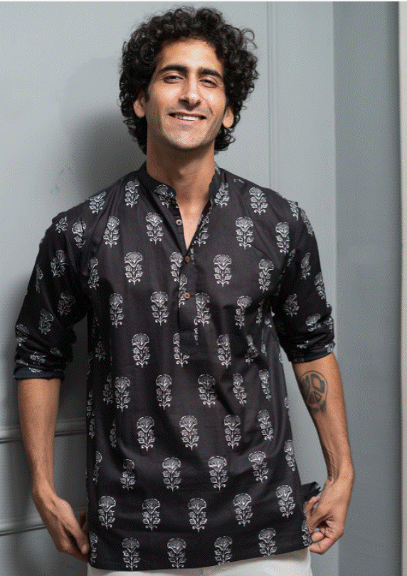 Shadow Print Kurta