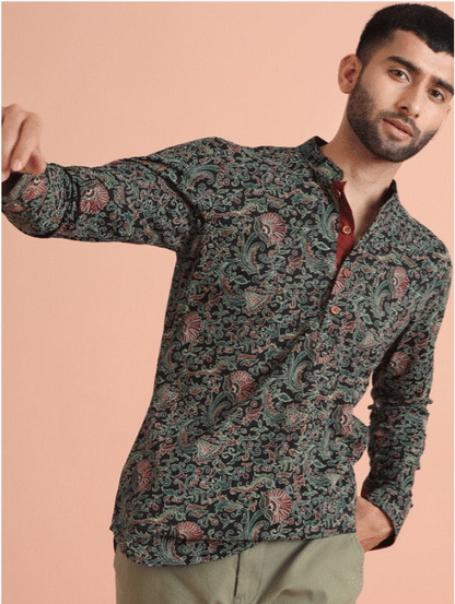 Emerald Paisley Kurta