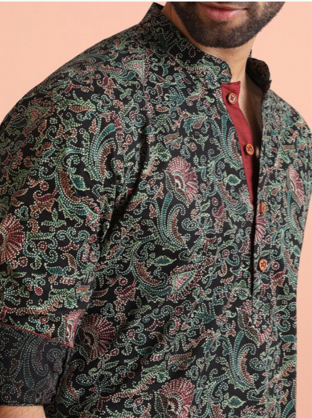 Emerald Paisley Kurta