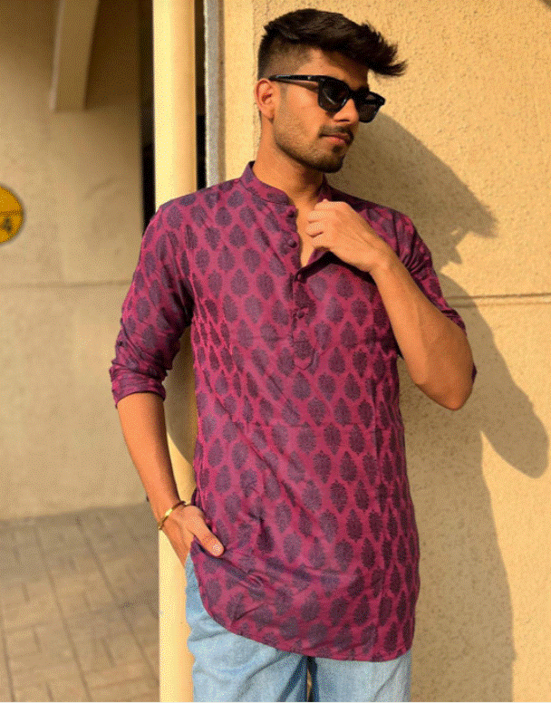 Magenta Vibe Kurta