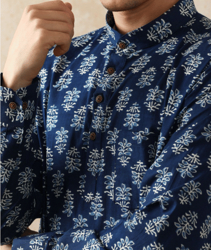 Indigo Classic Kurta