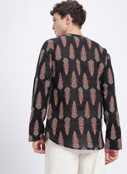Black Scarlet Kurta