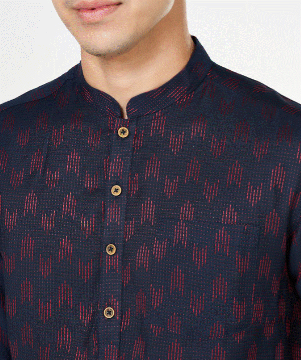Navy Riwaaz Kurta