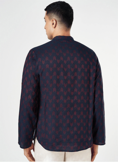 Navy Riwaaz Kurta
