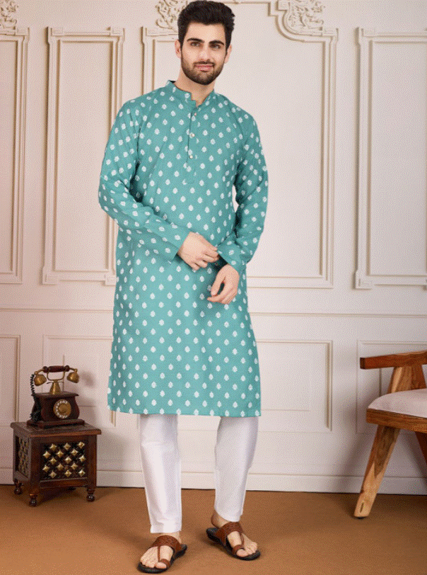 Mint Zariya Kurta
