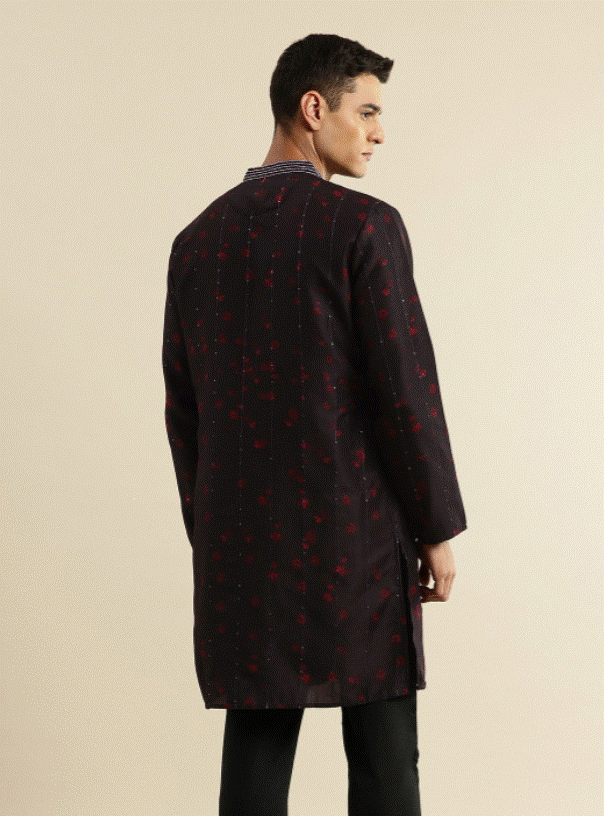 Floral Printed Jashn Kurta