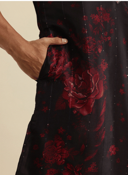Floral Printed Jashn Kurta