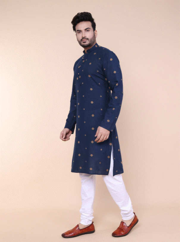 Navy Royale Kurta