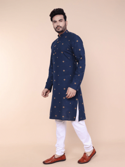 Navy Royale Kurta
