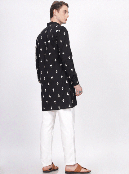 Midnight Petal Kurta