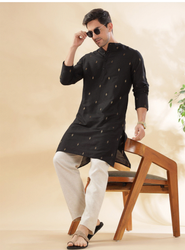 Midnight Aura Kurta