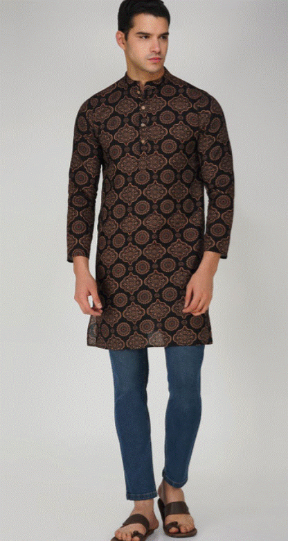 Dark Ember Kurta