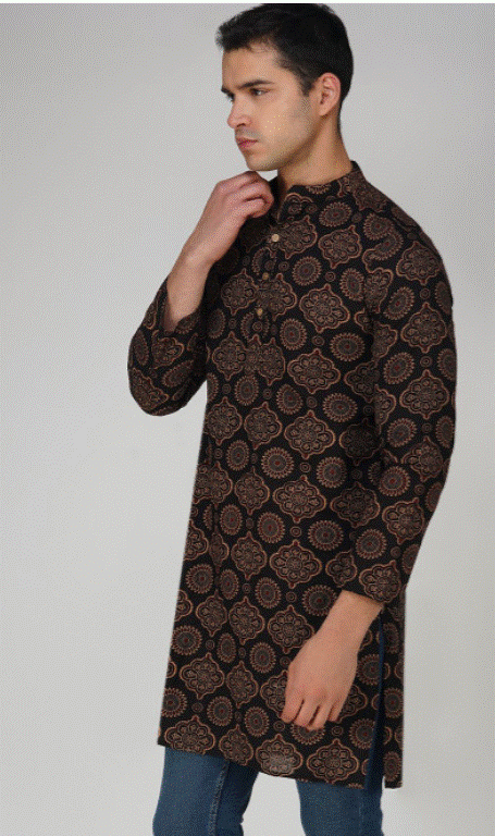 Dark Ember Kurta