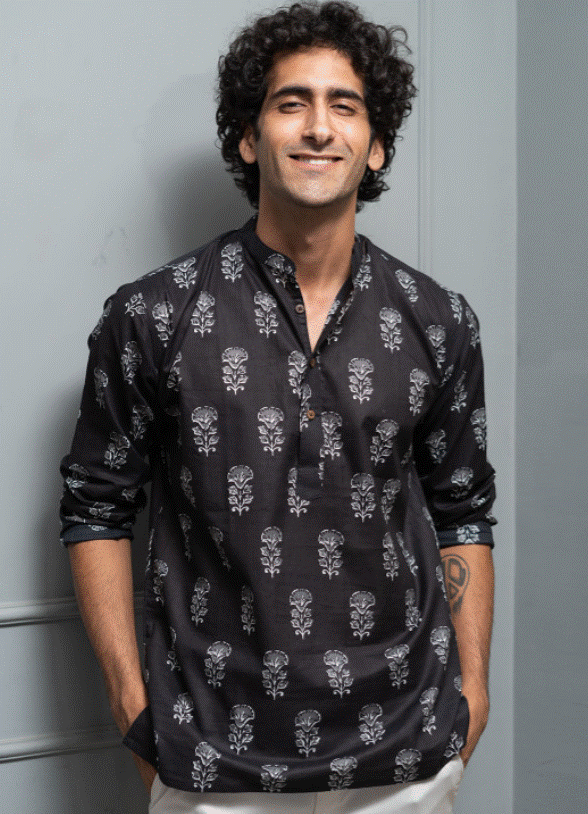 Shadow Print Kurta