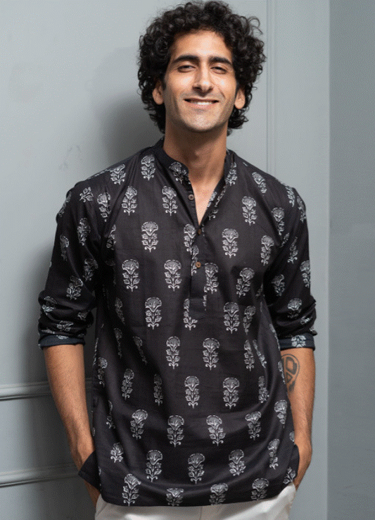 Shadow Print Kurta