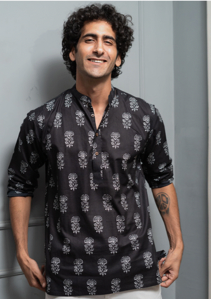 Shadow Print Kurta