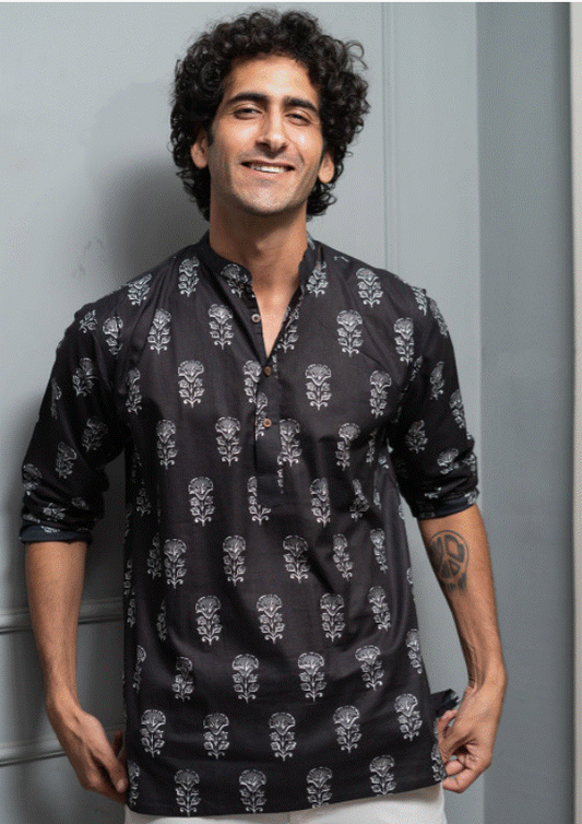 Shadow Print Kurta