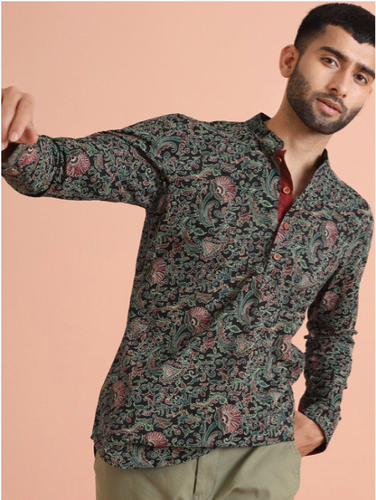 Emerald Paisley Kurta