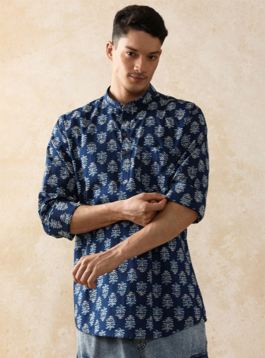 Indigo Classic Kurta