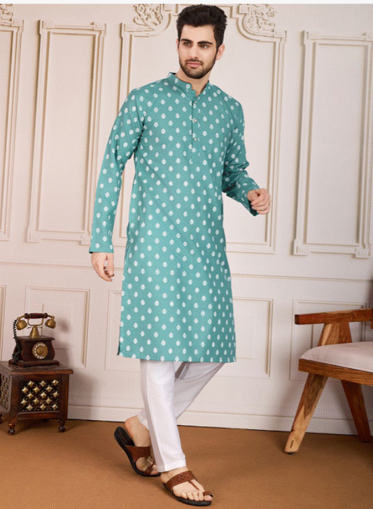 Mint Zariya Kurta
