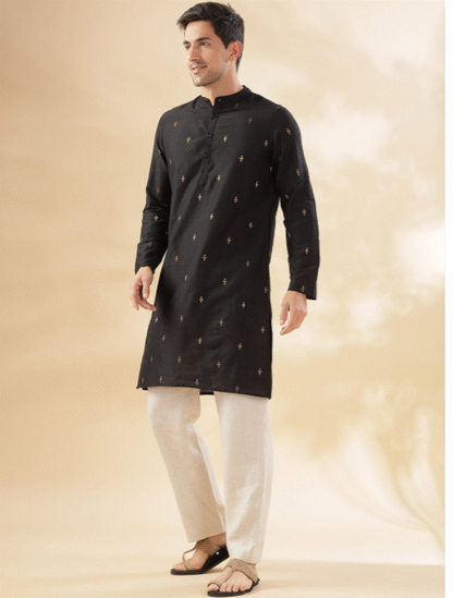 Midnight Aura Kurta