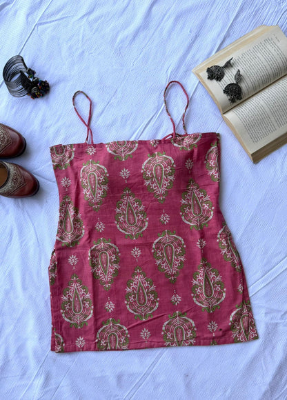 Rosé Backless Kurti 🌸