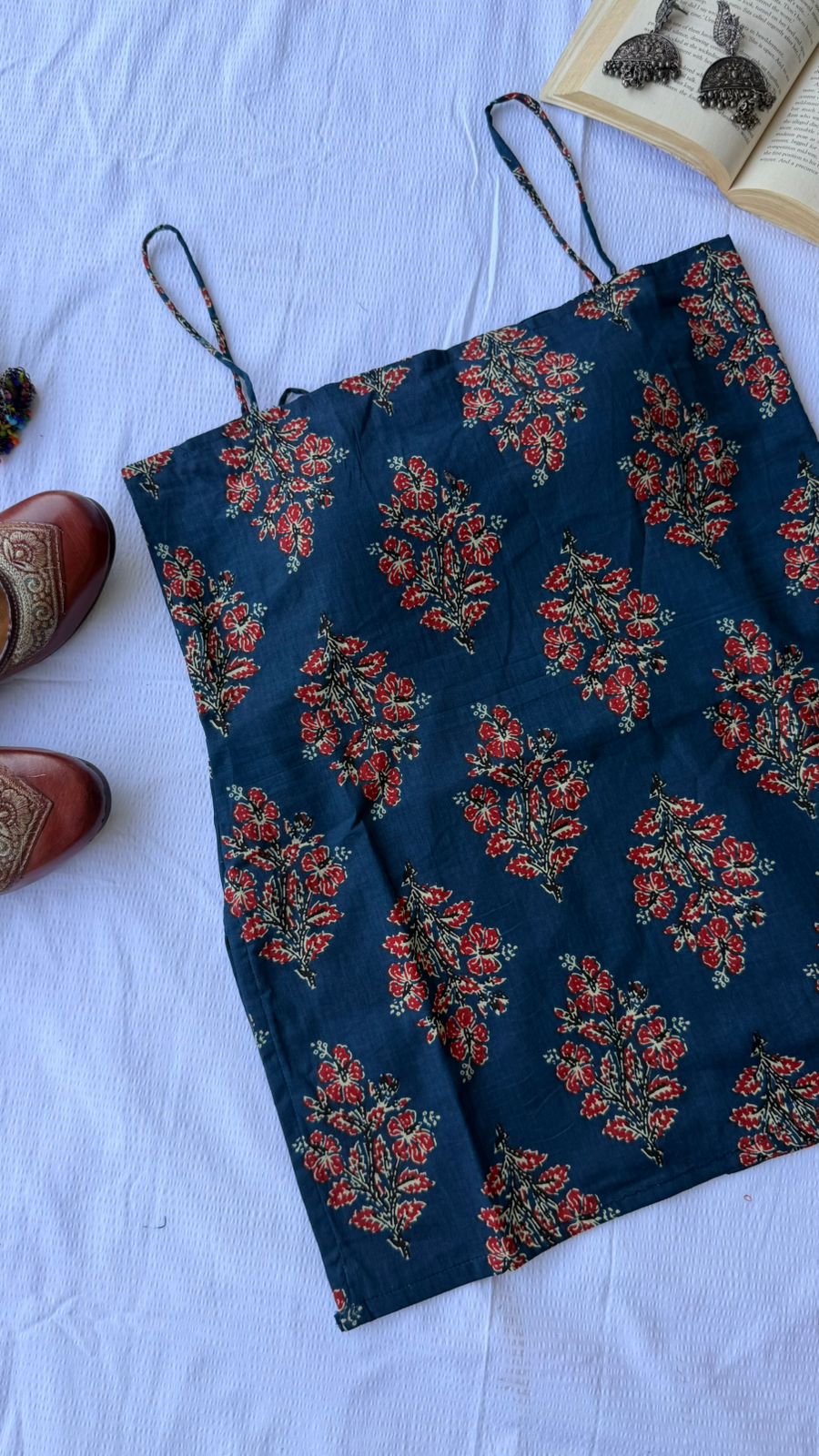 Midnight Fleur Backless Kurti