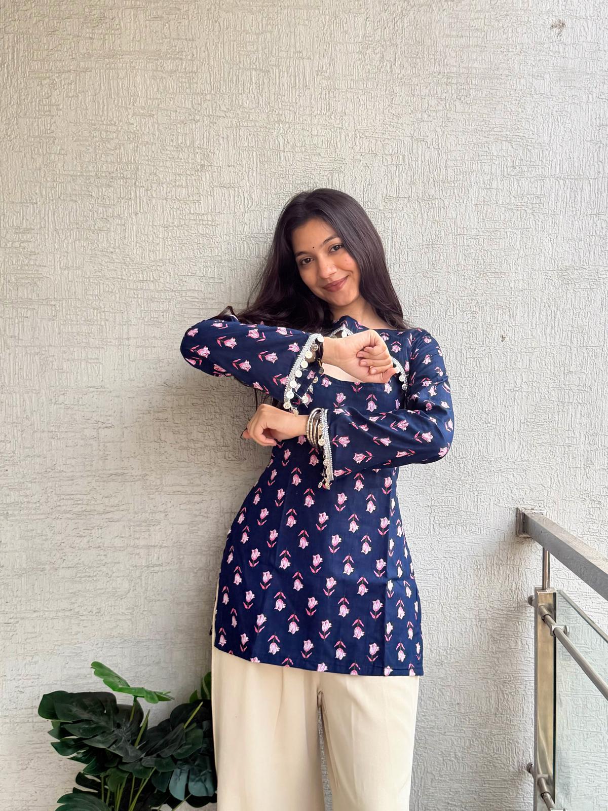 Noor Midnight Convertible Kurti