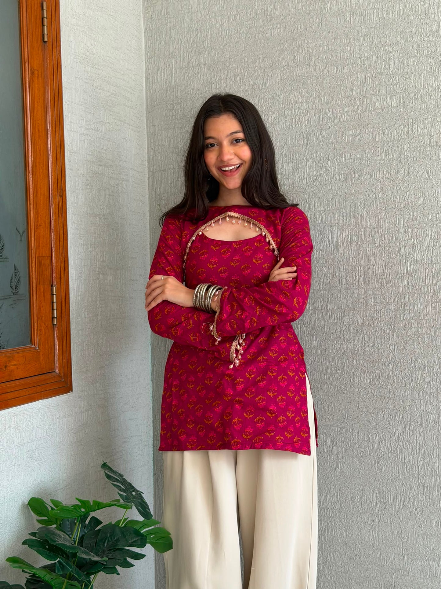 Noor Ruby Convertible Kurti