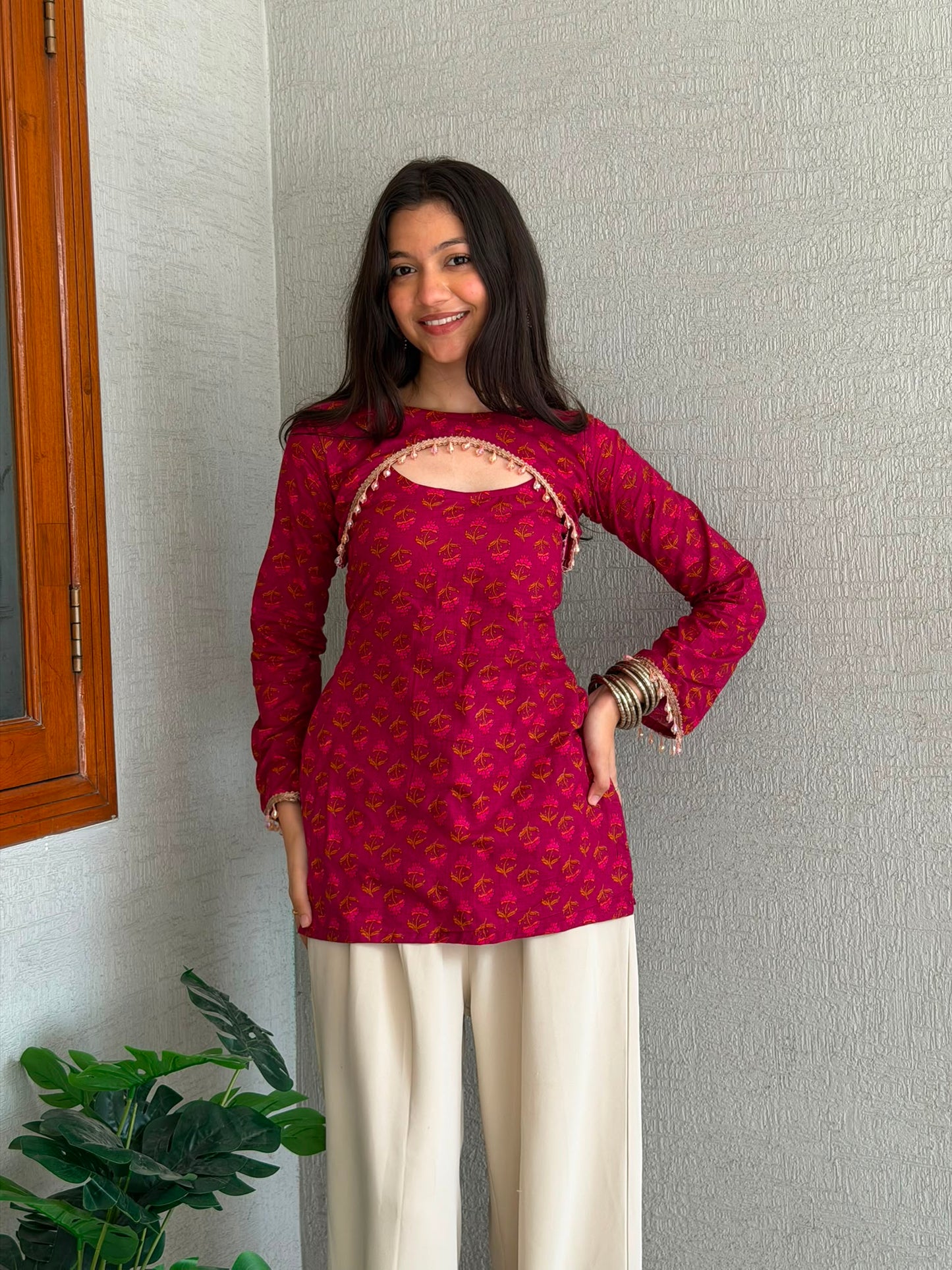 Noor Ruby Convertible Kurti