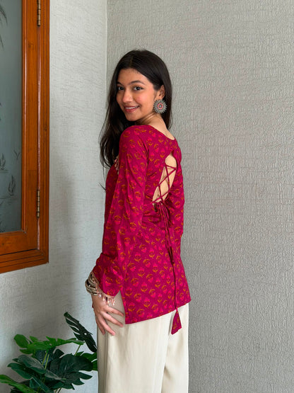 Noor Ruby Convertible Kurti
