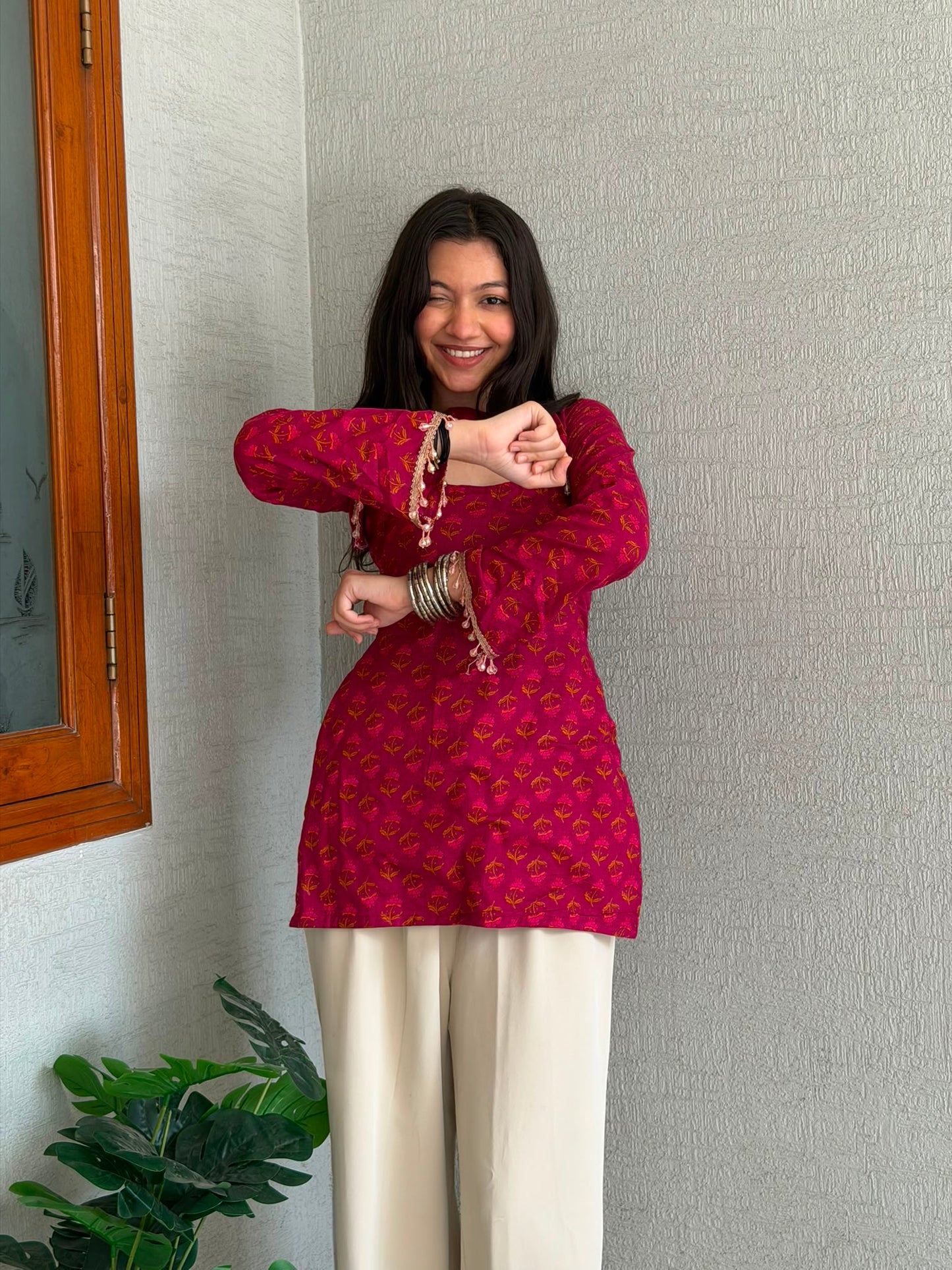 Noor Ruby Convertible Kurti